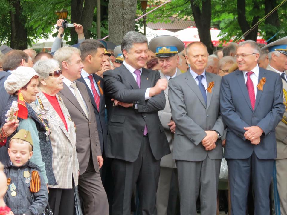 Тимошенко с георгиевской лентой фото